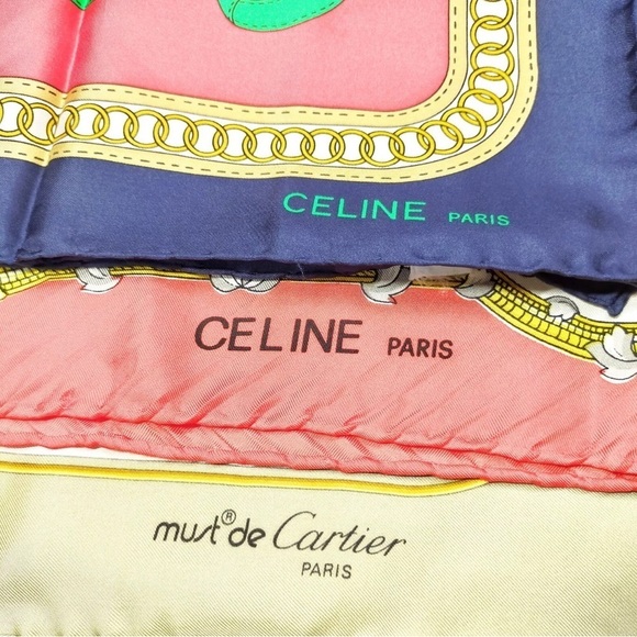 Celine Silk Scarf - Picture 4 of 5
